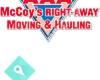 AAA McCoys Right Away Moving & Hauling