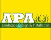 APA Landscape Design & Installation