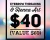 Fatima Eyebrow Threading & Henna Art