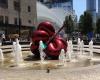 Jeff Koons' Balloon Flower Sculpture at WTC