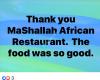 MaShallah African Restaurant