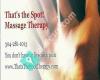 That's the Spot! Massage Therapy